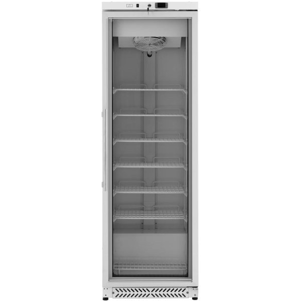 Mrozenic skapis glazēti saldētavas 7 plaukti 380 L 425 W - balts