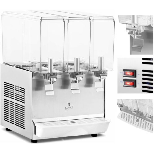 Dozatora dozators dzērienu sulai Triple 3 x 10 L 320 W