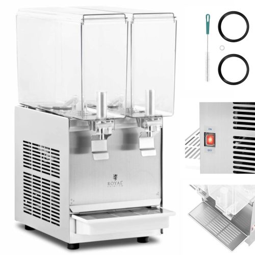Disektora diserters dzērienu sulai dubultā 2 x 10 l 290 w