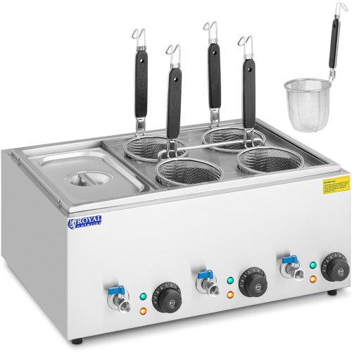 Makaroni mašīna makaronu vārīšanai ar 4 groziem + Gn 1/3 3 x 6