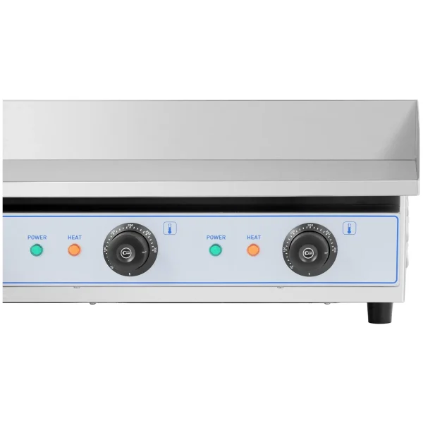 Grila elektriskā grone dubultā gluda 730 x 400 mm 2 x 2200 W