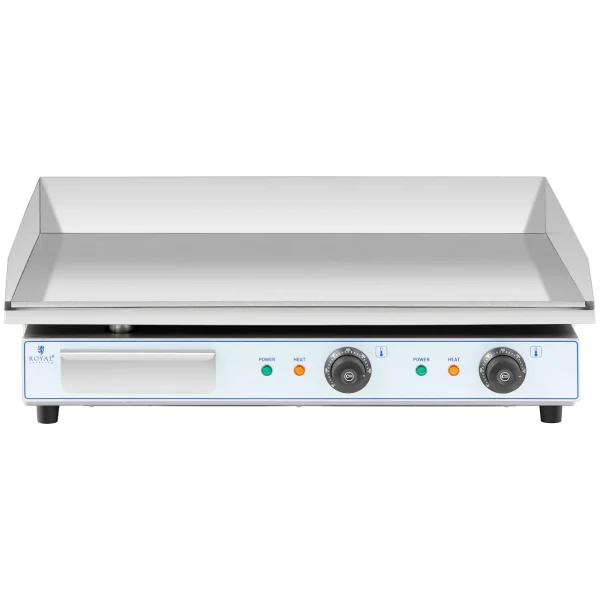 Grila elektriskā grone dubultā gluda 730 x 400 mm 2 x 2200 W