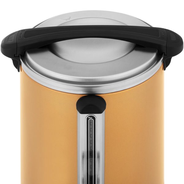 Kafijas alus darītāja tēja ar krāna un pilienu paplāti 14 l 1500 W zelts