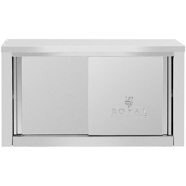 Gastronomijas sienas skapis ar bīdāmām durvīm tērauda 120 kg 90 x 40 x 50 cm