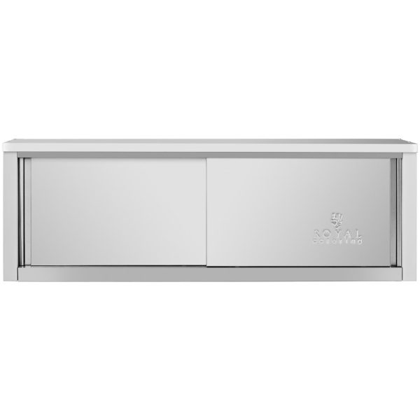 Gastronomijas sienas skapis ar bīdāmām durvīm tērauda 150 kg 150 x 40 x 50 cm