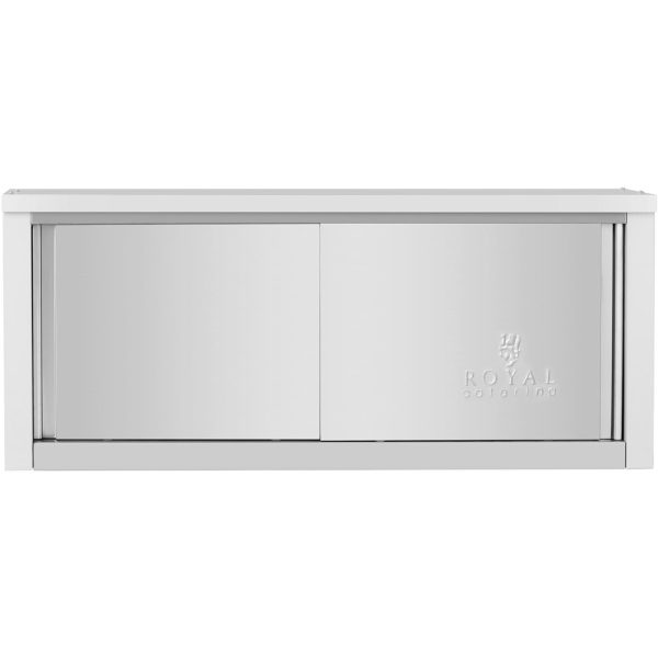 Gastronomijas sienas skapis ar bīdāmām durvīm tērauda 150 kg 120 x 40 x 50 cm