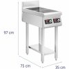 Indukcijas virtuve 2 bezmaksas deglis 400 V 2 x 3500 W