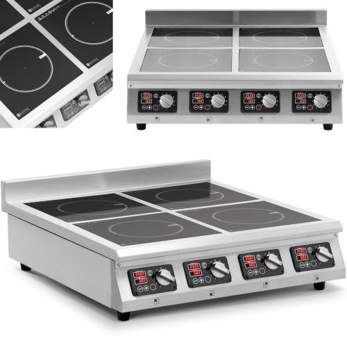 400 V 4 x 3500 W indukcijas virtuve 4