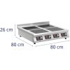 400 V 4 x 3500 W indukcijas indukcijas virtuve.