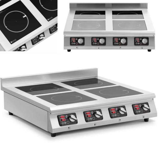 400 V 4 x 3500 W indukcijas indukcijas virtuve.