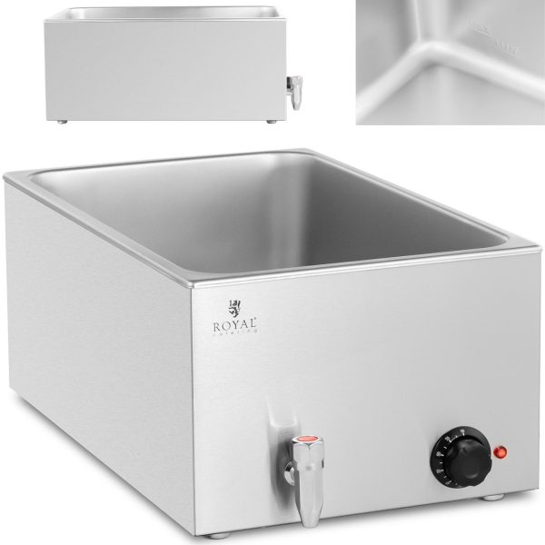 Bemar elektriskais sildītājs ar krānu GN 1/1 600 W konteineriem