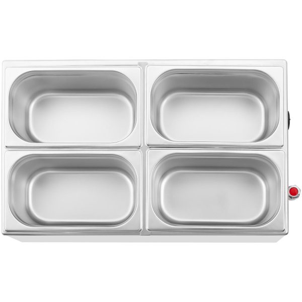 BEMAR elektriskais sildītājs ar krānu 4 x gn 1/4 600 W