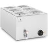 Bemar sildītāja sildītāja sildīšanas bufete 6 x gn 1/6 600 w