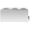 Bemar sildītāja sildītāja sildīšanas bufete 6 x gn 1/6 600 w