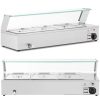 Bemar sildītāja sildītāja sildīšanas bufete ar 3 x GN 1/2 2000 W pārsegu