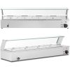 Bemar sildītāja sildītāja sildīšanas bufete ar 4 x GN 1/2 2000 W pārsegu