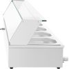 Bemar sildītāja sildītāja sildīšanas bufete ar 5 x GN 1/2 2000 W pārsegu