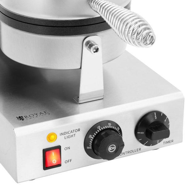 Vafeļu ierīce vafeļu sirds formas vidt. 180 mm 1000 W