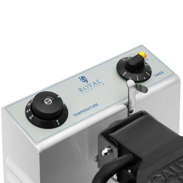 Apaļa vafeļu dzelzs vafeļu ceturtdaļām 17 cm 1200 W