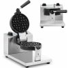 Apaļa vafeļu dzelzs vafeļu ceturtdaļām 17 cm 1200 W