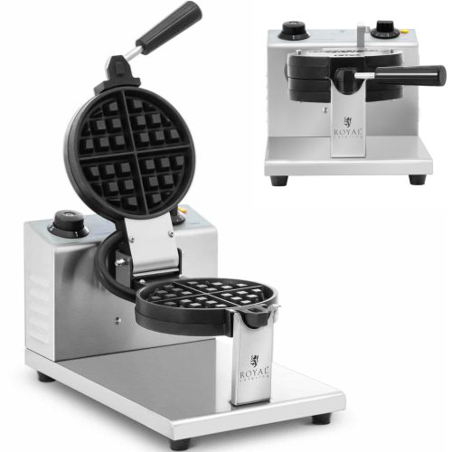 Apaļa vafeļu dzelzs vafeļu ceturtdaļām 17 cm 1200 W