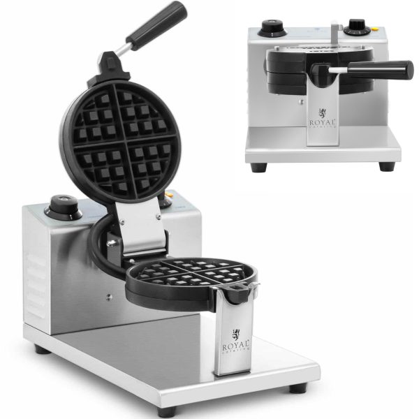 Apaļa vafeļu dzelzs vafeļu ceturtdaļām 17 cm 1200 W