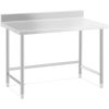 Galda darba augšējais tērauds Mortopular Steel ar 120x70cm malu
