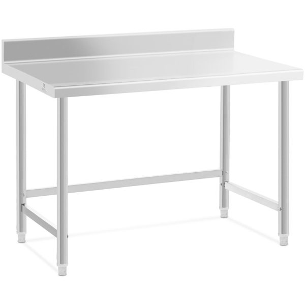 Galda darba augšējais tērauds Mortopular Steel ar 120x70cm malu