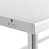 Galda darba augšējais tērauds Mortopular Steel ar 120x70cm malu