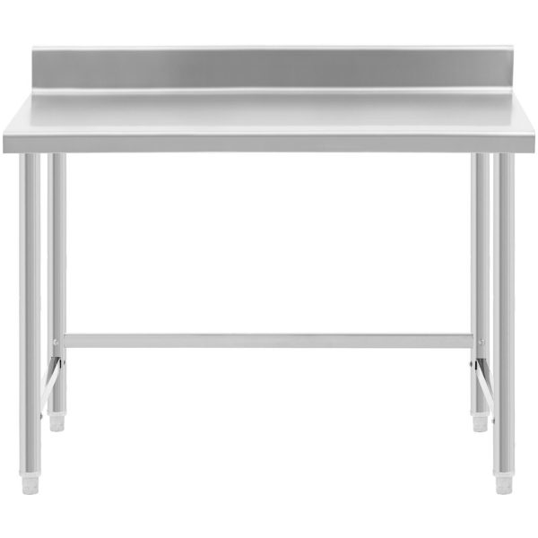 Galda darba augšējais tērauds Mortopular Steel ar 120x70cm malu