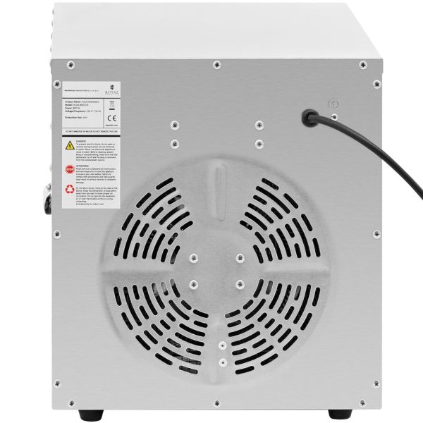 Profesionāls pārtikas dehidrators 8 RATAS 29X29CM 22L 800W