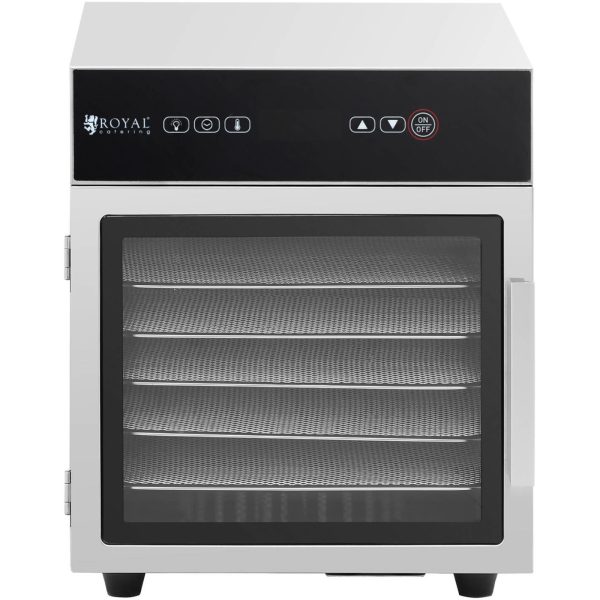 Pārtikas žāvētājs dārzeņu augļu augu sēnēm 6 režģi 30-90 C 500 W