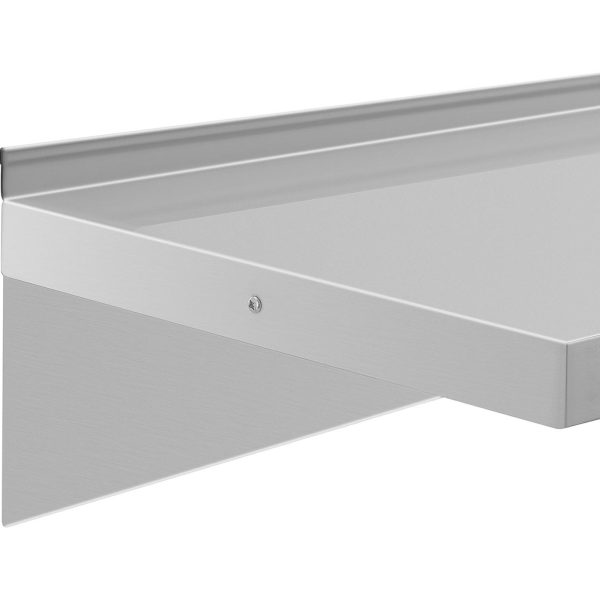 Virtuves piekārts sienas plaukts, kas izgatavots no tērauda līdz 80 kg 100 x 40 cm