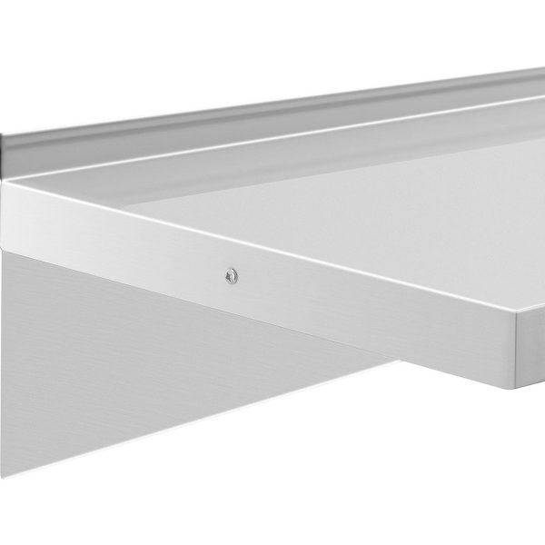Virtuves piekārts sienas plaukts, kas izgatavots no tērauda līdz 80 kg 120 x 40 cm
