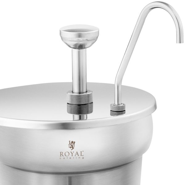 Dozatora dozators kečupām mērcēm ar tērauda sūkni 6,6 l