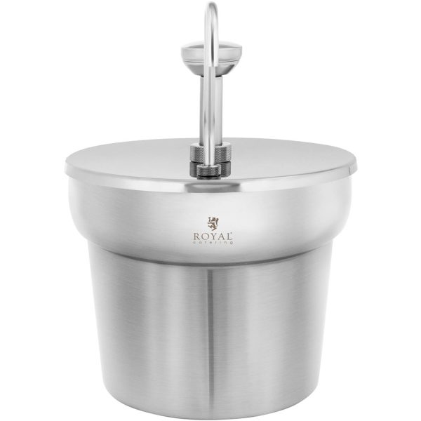 Dozatora dozators kečupām mērcēm ar tērauda sūkni 6,6 l
