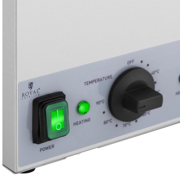 Sildītāja sildītājs 2x 1L 40-90C 400W pudeles