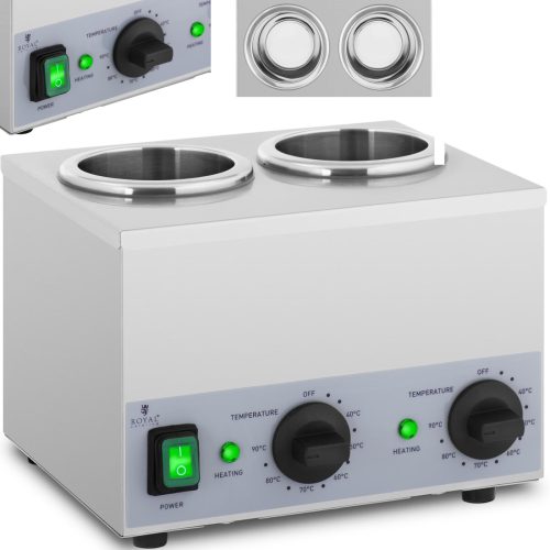Sildītāja sildītājs 2x 1L 40-90C 400W pudeles