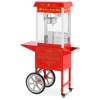Profesionāla popkorna mašīna ratiņkrēslā ar retro apgaismojumu 88 L 1600 W Red
