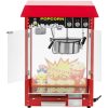 Mašīnas ierīce popkorna retro teflona 1600 grauzdēšanai 5-6 kg/h - sarkanā krāsā