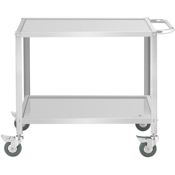 Ēdināšanas viesmīles ratiņi 20 x 57 cm līdz 100 kg pasniegšanai 20 x 57 cm līdz 100 kg