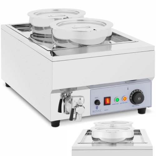 BEMAR elektriskā sildītāja sildītāja fondue šokolādes zupa 1500 2 x 7 L