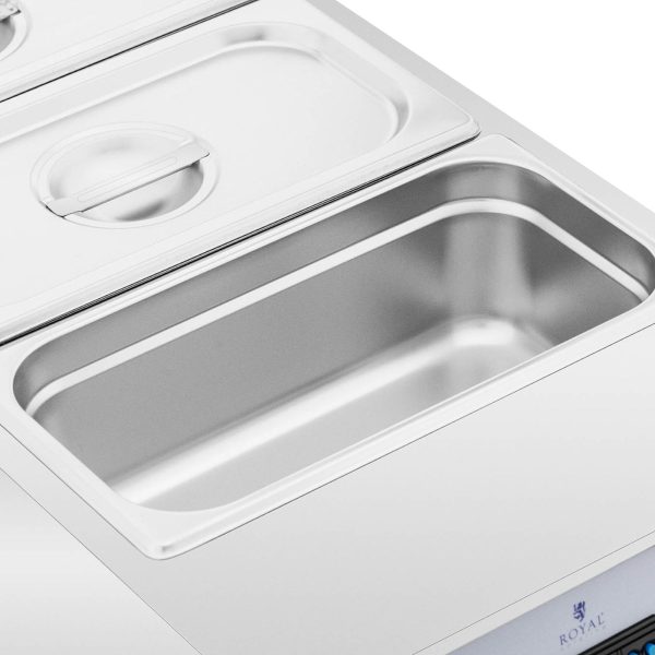 Šokolādes sildītājs elektriskām mērcēm 3 x 3,2 l 1500 w
