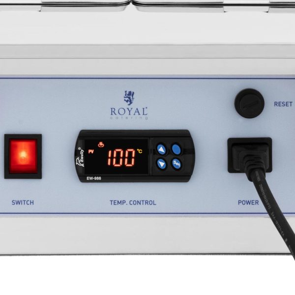 Šokolādes sildītājs elektriskām mērcēm 6 x 1,5 l 1500 W