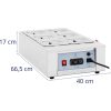 Šokolādes sildītājs elektriskām mērcēm 6 x 1,5 l 1500 W