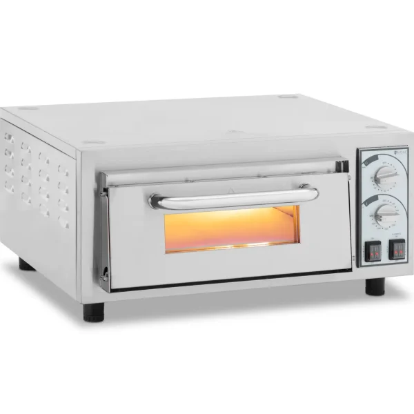 Profesionāla viena -ķemmīšu picu krāsns 1 picas diametrā 35 cm 2200 W