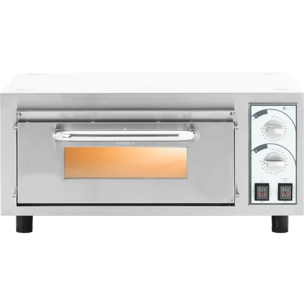 Profesionāla viena -ķemmīšu picu krāsns 1 picas diametrā 35 cm 2200 W