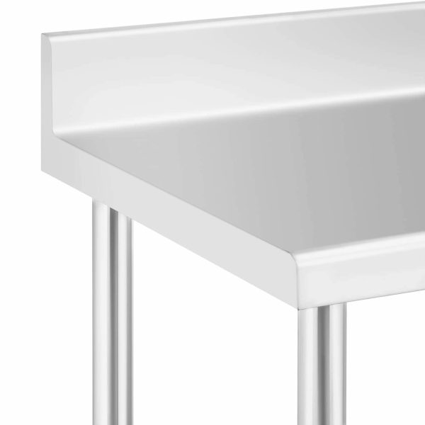 Galda sienas augšdaļa ar malu uz riteņiem 1 plaukts 100 x 60 cm līdz 155 kg
