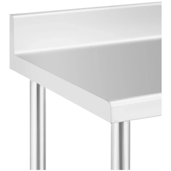 Galda sienas augšdaļa ar malu uz riteņiem 1 plaukts 120 x 60 cm līdz 158 kg