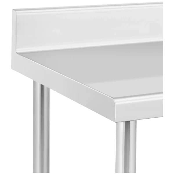 Galda darba virsma uz riteņiem ar 2. malas līmeni 60 x 60 cm tēraudam līdz 120 kg